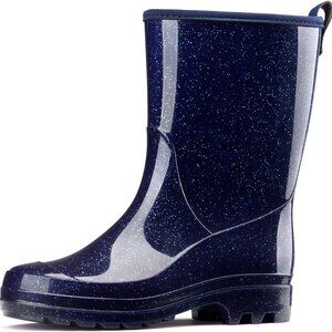 Women's Waterproof Rubber Rain Boots Mid Calf Stylish Anti-Slip Garden Shoes